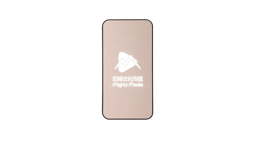 廣告公司定制發(fā)光充電寶