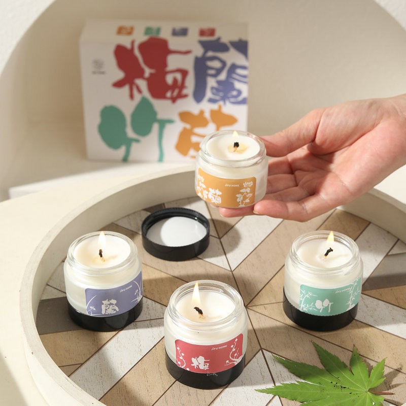 芰芙君子系列梅蘭竹菊燭臺|活動禮品-